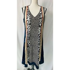 Forenza Multicolored‎ Sleeveless Midi Length Dress